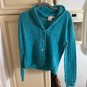 Turquoise cashmere - with tags!